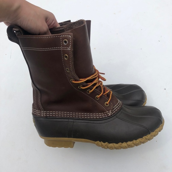 L.L.Bean Men's 10" Bean Boots - 8 Wide - Picture 2 of 8